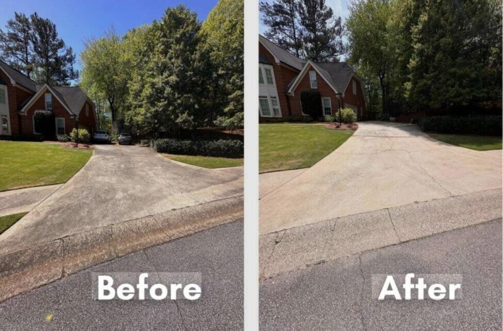 Pressure washing in Calgary