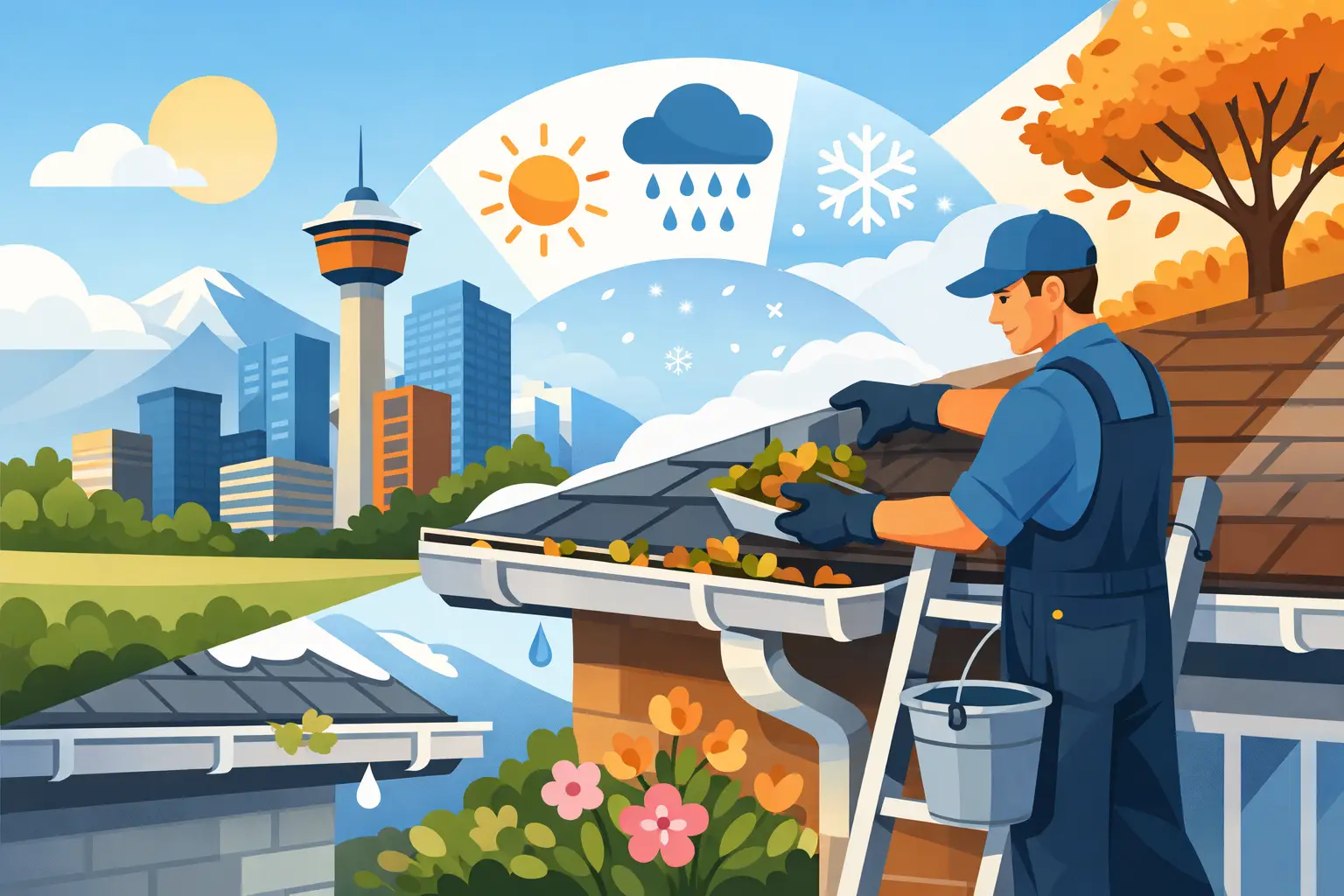 Best Time for Gutter Cleaning in Calgary